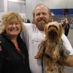 Joel with his trainer Sue